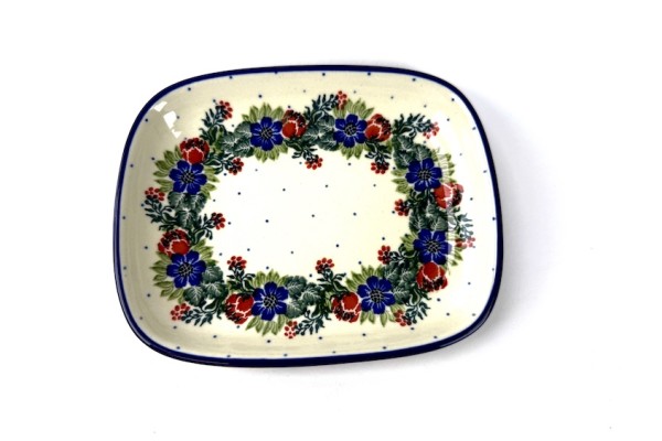 160 Bunzlau Rechthoekige schaal 1535X 160 Schotel Rechthoekig 18,5x15cm